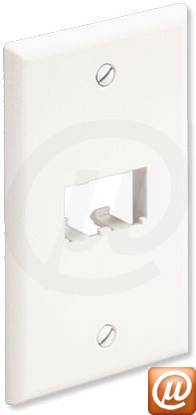CFP2IW - Panduit Espelho Simples para 2 portas RJ45 - cor Branco